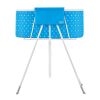 Foldable Dog Bathtub Elevated Light Blue Bathing Station for Small & Medium Pets
