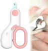 Small Animals Nail Clippers with LED Lights to Avoid Excessive Cutting and Razor Sharp Blades - Professional Claw Trimmer for Tiny Dog Cat Kitten Bunn
