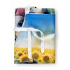 Border Collie in Sunflowers Apron Cooking Kitchen Server Baking Crafts Gardening for Adult Women Men, Unisex, Large, Multicolor