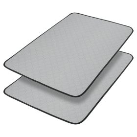Washable Dog Urine Pad, Waterproof Toilet Training Mat For Dogs, 89.5 X 59.2 Cm - 34.5 In X 23 In, Washable Urine Pad Non-Slip Diaper Pad, For Pu (Color: Grey)