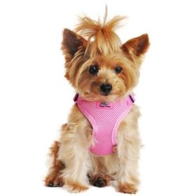 Wrap and Snap Choke Free Dog Harness - Candy Pink (Option: X-SMALL)