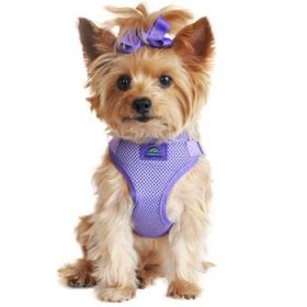 Wrap and Snap Choke Free Dog Harness - Paisley Purple (Option: X-SMALL)