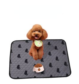 Washable Dog Pee Pads with Free Grooming Gloves; Non Slip Dog Mats with Great Urine Absorption; Reusable Puppy Pee Pads for Whelping; Potty; Training; (Size: M)