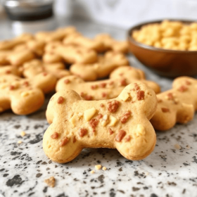 Roscoe & Stella's All-Natural Cookies & Treats (Flavor: Bacon & Cheddar, Size: Bone Cookies)