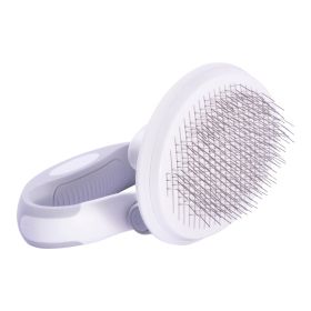 Pet Life 'Gyrater' Travel Swivel Grooming Slicker Pet Brush (Type: selfcleaining)