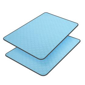 Washable Dog Urine Pad, Waterproof Toilet Training Mat For Dogs, 89.5 X 59.2 Cm - 34.5 In X 23 In, Washable Urine Pad Non-Slip Diaper Pad, For Pu (Color: Blue)